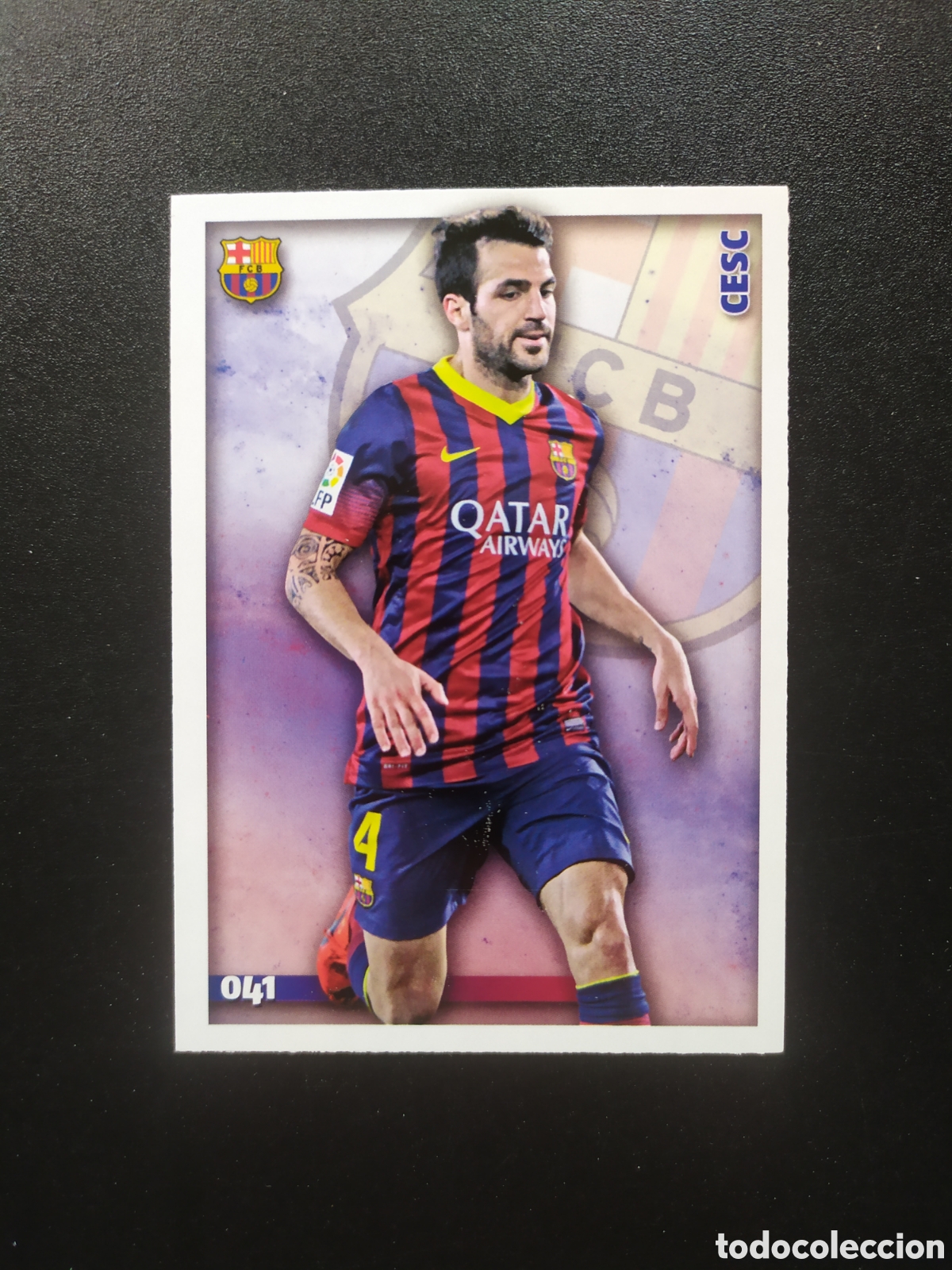 Figurine di Calcio: Mundicromo fichas Liga 2014 2015 14 15 Cesc n&deg; 41 Barcelona