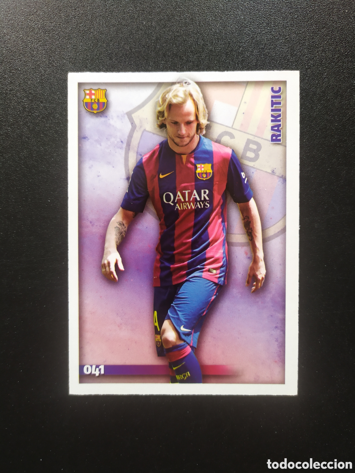Cromos de f&uacute;tbol: Mundicromo fichas Liga 2014 2015 14 15 Rakitic n&deg; 41 Barcelona