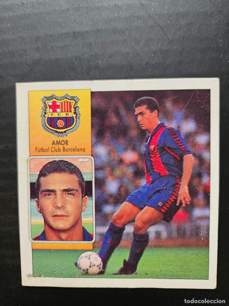 Cromos de F&uacute;tbol: AMOR BARCELONA LIGA ESTE 92 93 1992 1993 SIN PEGAR NUNCA PEGADO