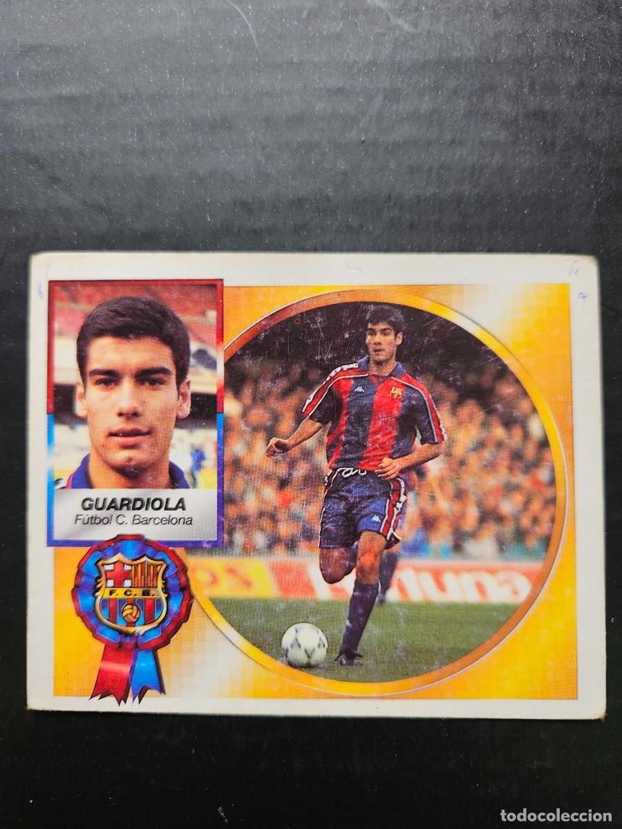 Fu&szlig;ball-Sticker: L1 GUARDIOLA BARCELONA LIGA ESTE 94 95 1994 1995 SIN PEGAR NUNCA PEGADO
