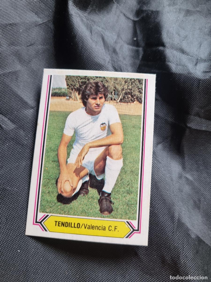 Fu&szlig;ball-Sticker: TENDILLO. VALENCIA. SIN PEGAR. EDICIONES ESTE LIGA 80/81. 1980/81. PEDIDO MINIMO 3&euro;