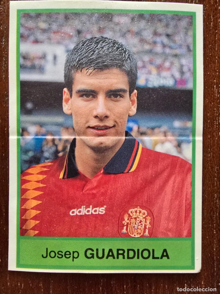 Cromos de F&uacute;tbol: Cromo.Seleccion Espa&ntilde;ola De Futbol 1994 USA.Guardiola.Bollycao Panrico.sin pegar