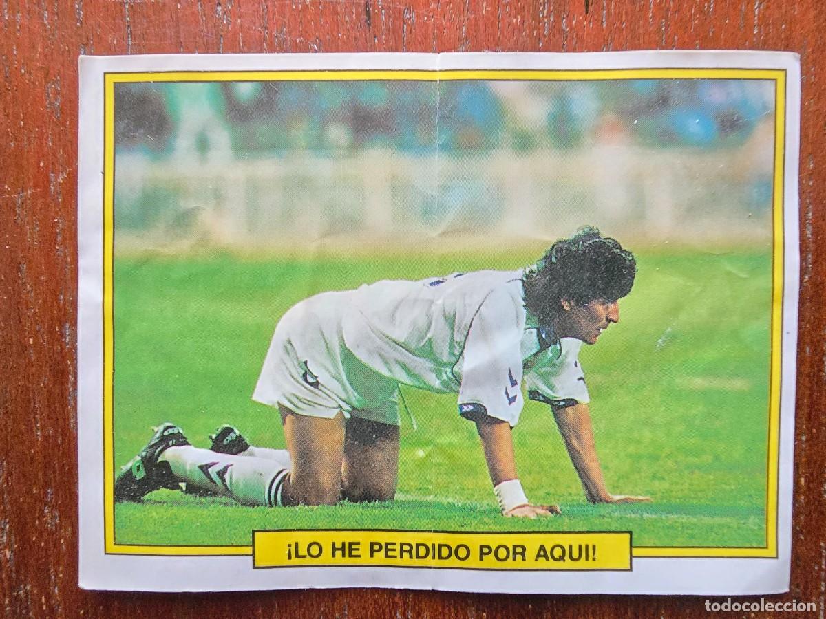 Cromos de F&uacute;tbol: Cromo.Lo mas divertido del Futbol 13.Bimbo.sin pegar