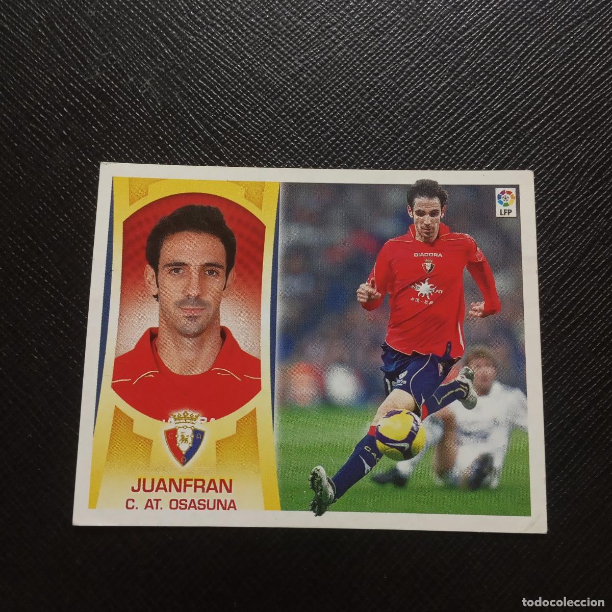 Figurine di Calcio: JUANFRAN OSASUNA ESTE 2009 2010 CROMO FUTBOL 09 10 - SIN PEGAR - A101 PG136