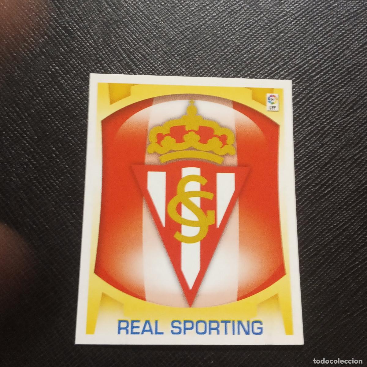 Cromos de F&uacute;tbol: ESCUDO SPORTING GIJON ESTE 2009 2010 CROMO FUTBOL 09 10 - SIN PEGAR - A101 PG163