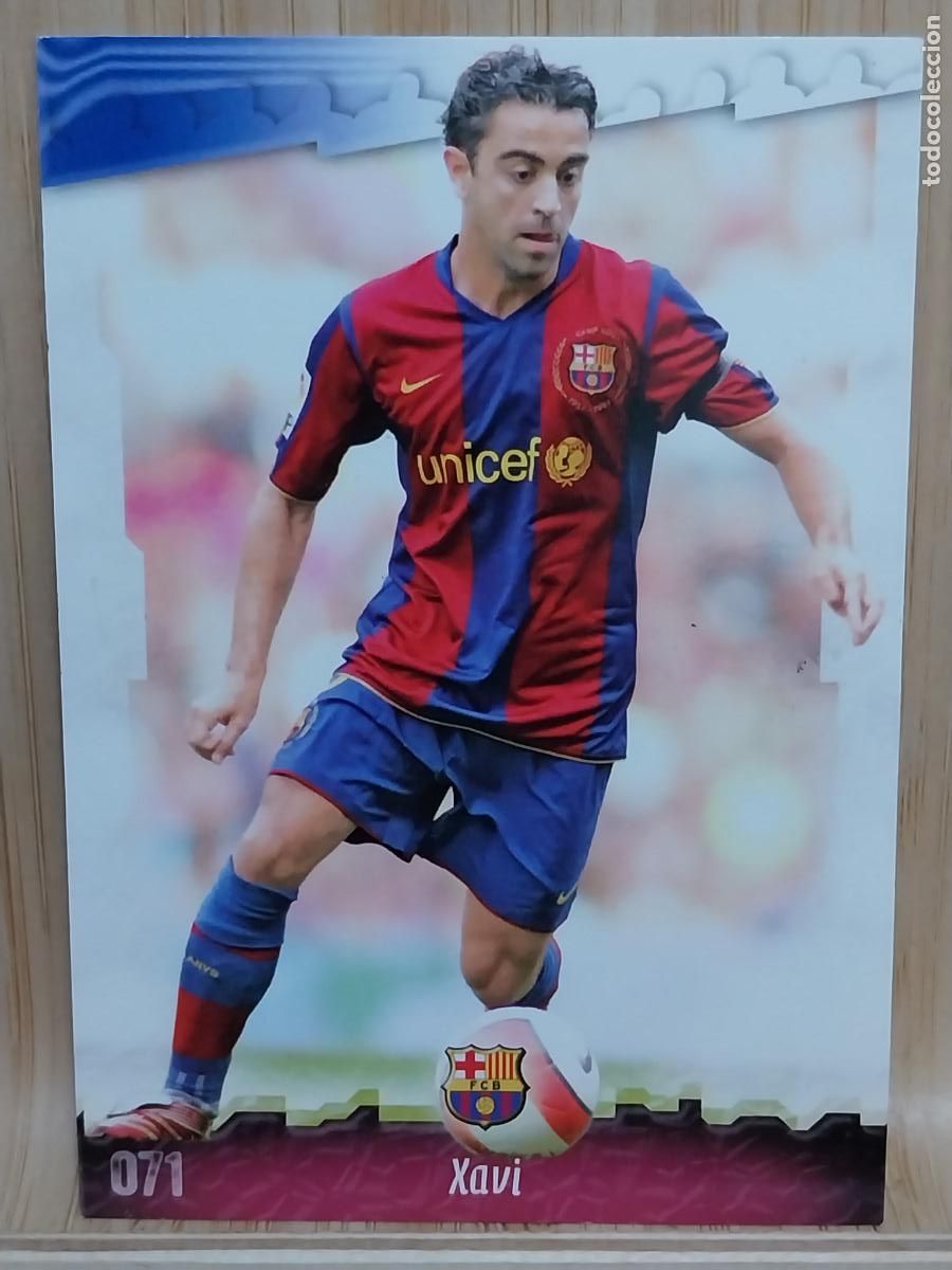 Football Stickers: XAVI 071 71 2008 2009 08 09 CROMO 070 70 BARCELONA ED MC MUNDICROMO DOS DIGITOS NACIMIENTO