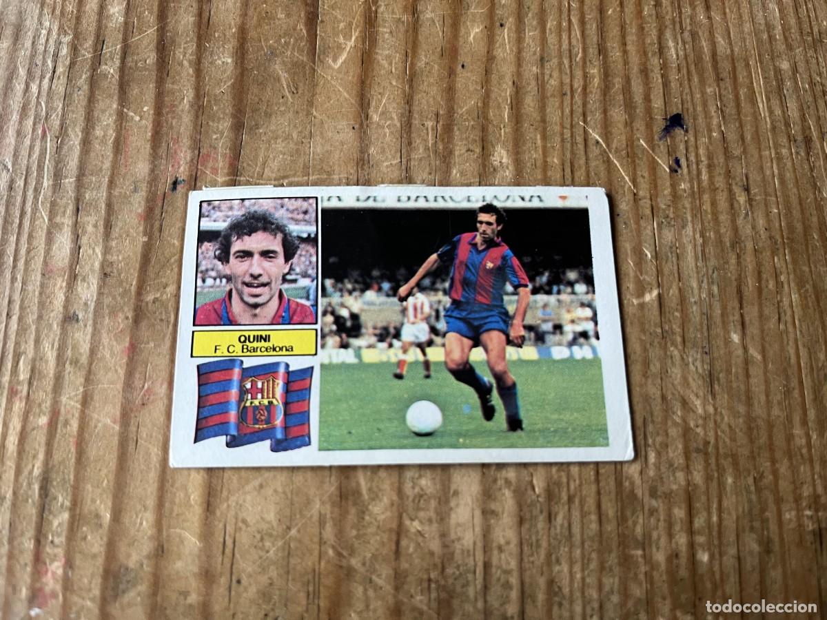 Figurine di Calcio: CROMO DESPEGADO ALBUM LIGA ESTE 82 83 1982 1983 BARCELONA CON FCB QUINI