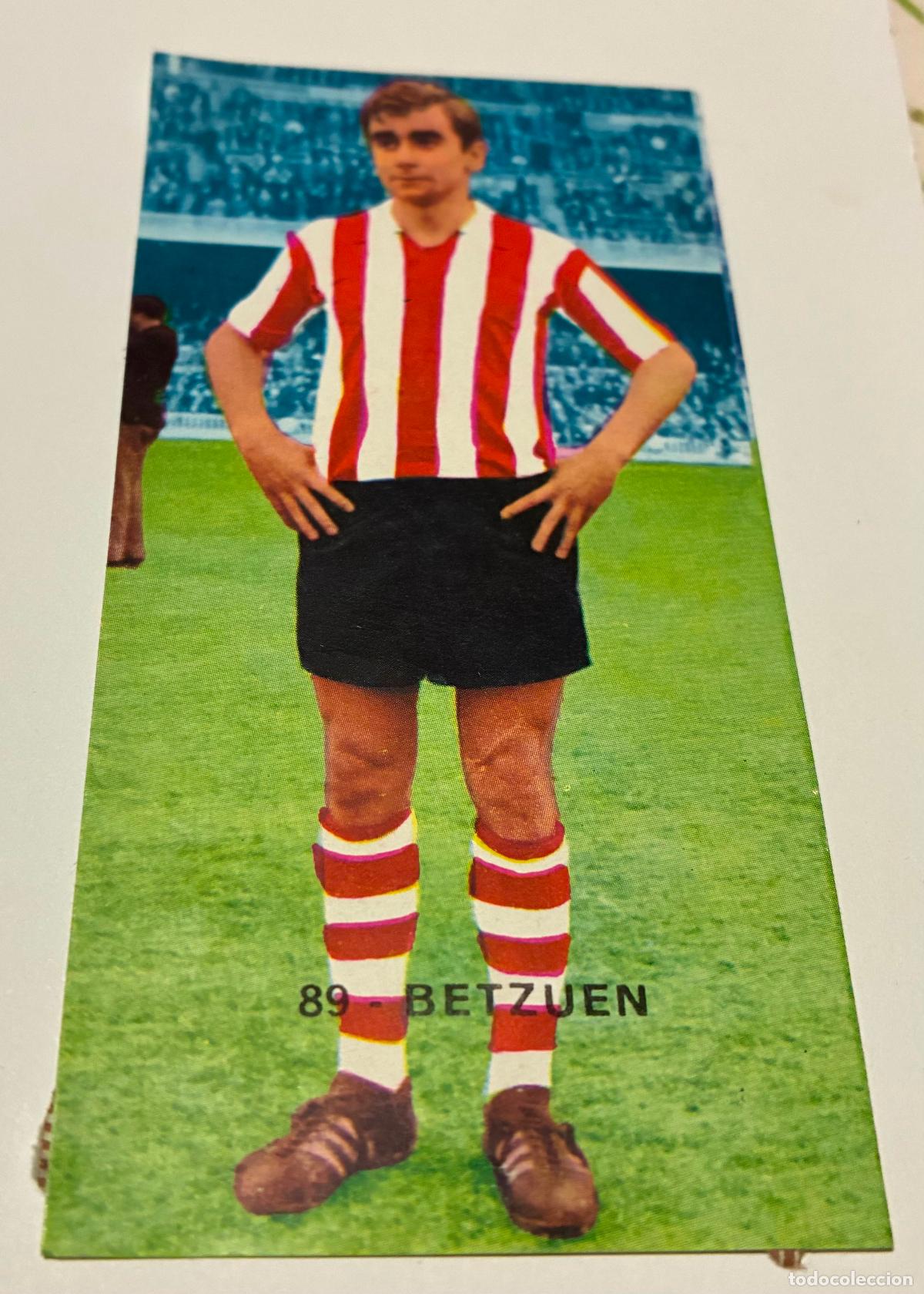 Cromos de F&uacute;tbol: CROMO FUTBOL RUIZ ROMERO 1968-1969 68-69 BETZUEN, ATH BILBAO, Numero 89, Despegado
