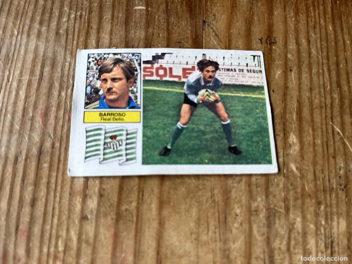 Cromos de F&uacute;tbol: CROMO DESPEGADO ALBUM LIGA ESTE 82 83 1982 1983 BETIS BARROSO