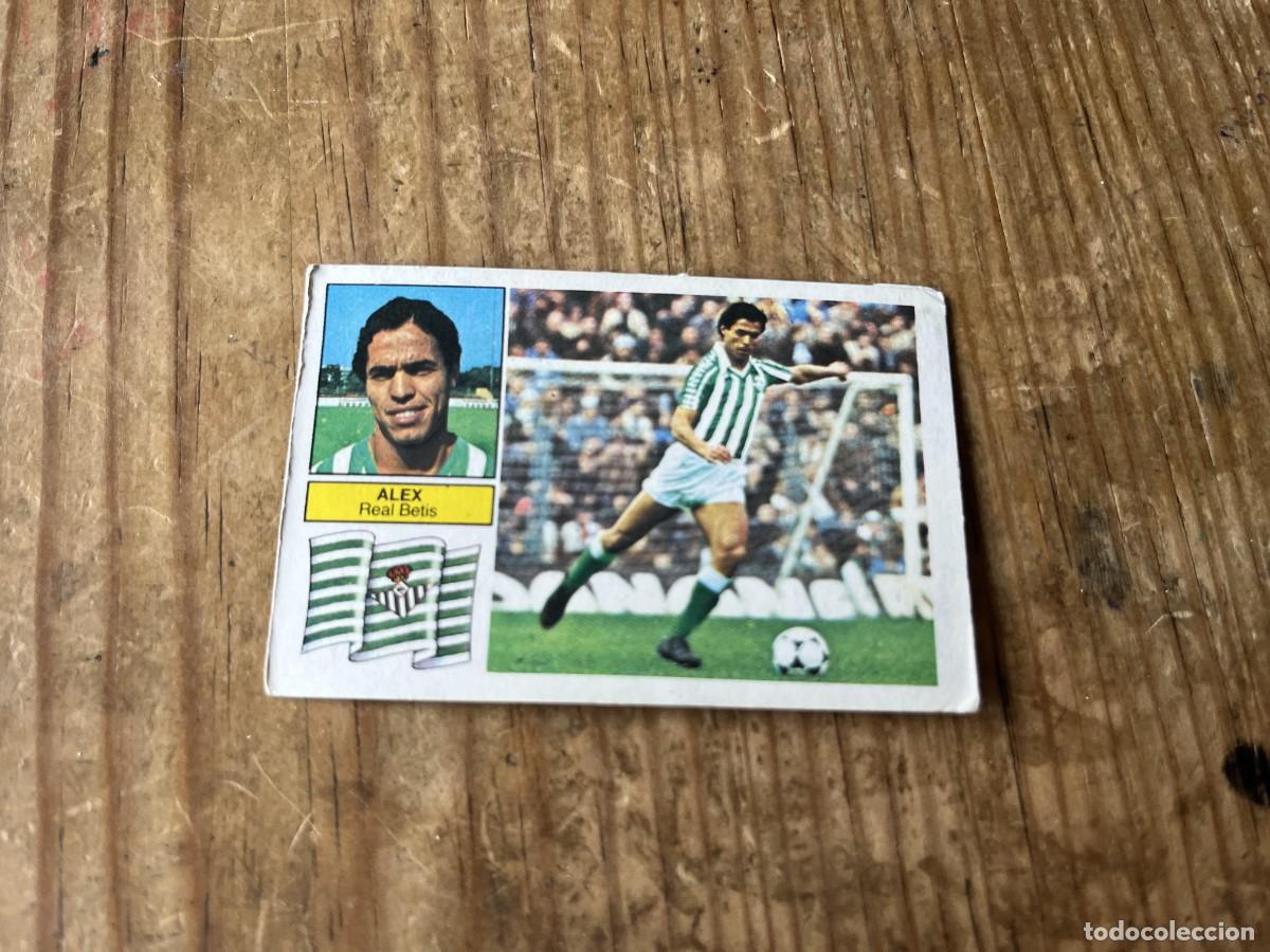 Cromos de F&uacute;tbol: CROMO DESPEGADO ALBUM LIGA ESTE 82 83 1982 1983 BETIS ALEX