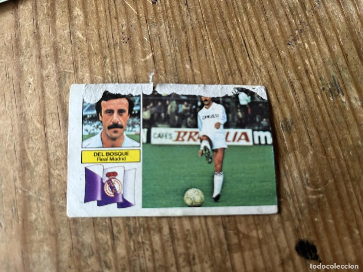 Figurine di Calcio: CROMO DESPEGADO ALBUM LIGA ESTE 82 83 1982 1983 REAL MADRID CON PUBLICIDAD DEL BOSQUE