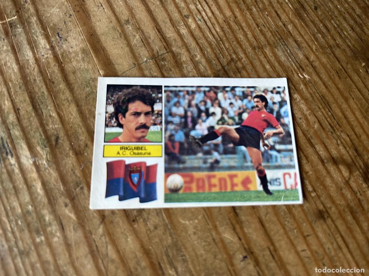 Fu&szlig;ball-Sticker: CROMO DESPEGADO ALBUM LIGA ESTE 82 83 1982 1983 OSASUNA IRIGUIBEL