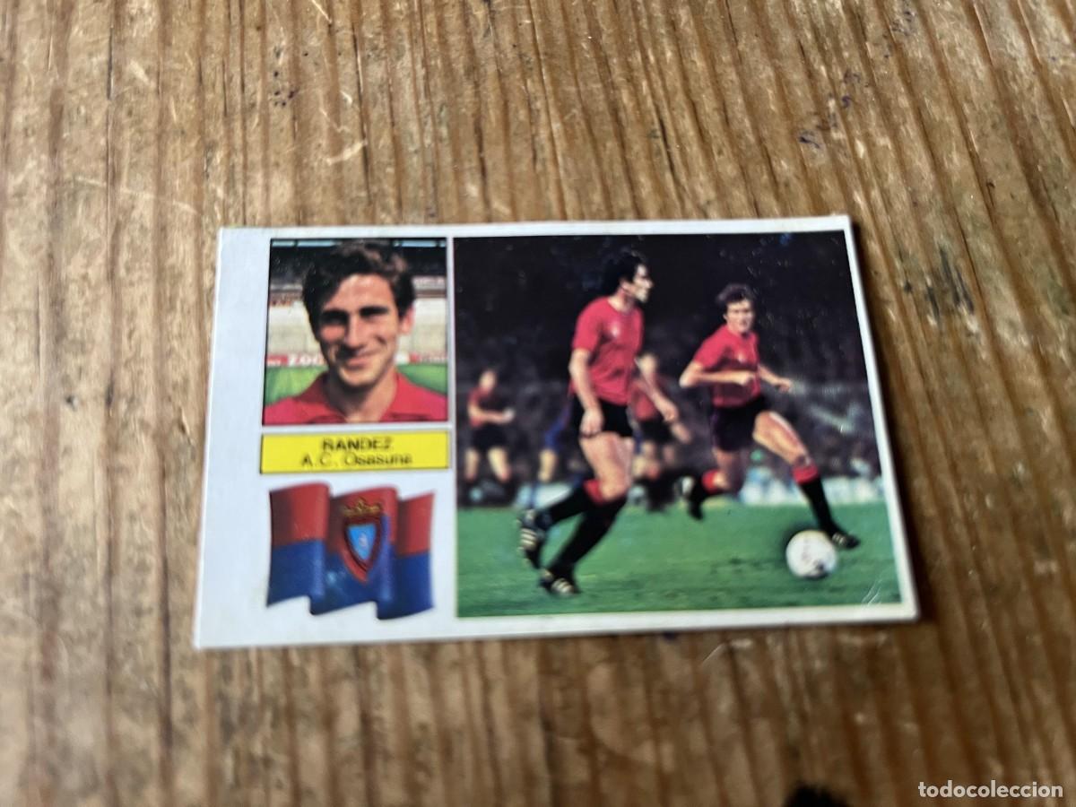 Figurine di Calcio: CROMO DESPEGADO ALBUM LIGA ESTE 82 83 1982 1983 OSASUNA RANDEZ