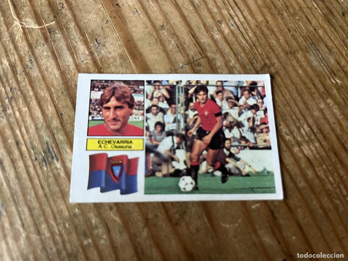 Fu&szlig;ball-Sticker: CROMO DESPEGADO ALBUM LIGA ESTE 82 83 1982 1983 OSASUNA ECHEVARRIA