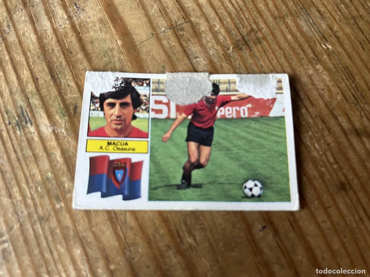 Fu&szlig;ball-Sticker: CROMO DESPEGADO ALBUM LIGA ESTE 82 83 1982 1983 OSASUNA MACUA