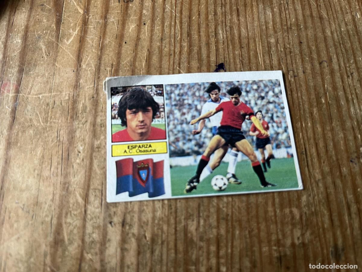 Football Stickers: CROMO DESPEGADO ALBUM LIGA ESTE 82 83 1982 1983 OSASUNA ESPARZA