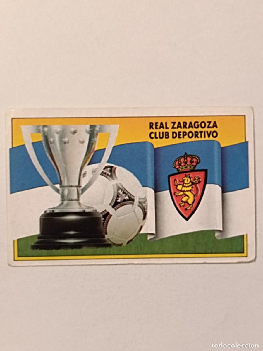 Cromos de F&uacute;tbol: ESCUDO REAL ZARAGOZA LIGA 90/91 ESTE