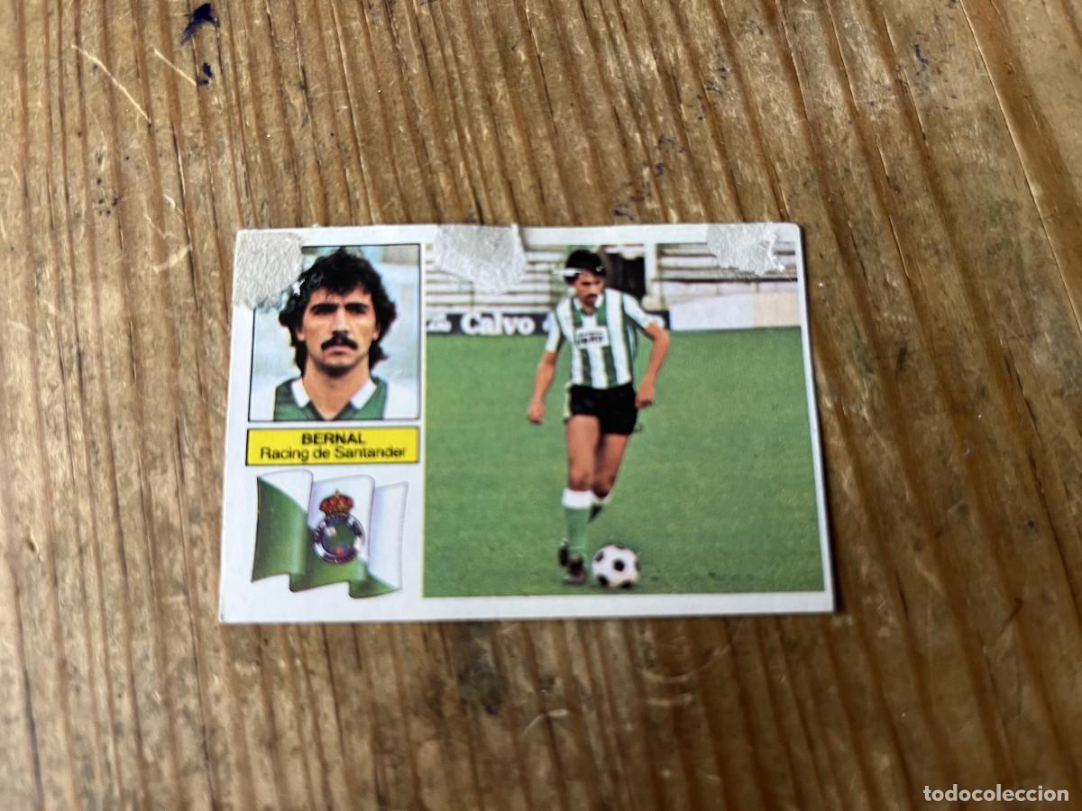 Cromos de Futebol: CROMO DESPEGADO ALBUM LIGA ESTE 82 83 1982 1983 RACING SANTANDER BERNAL BAJA