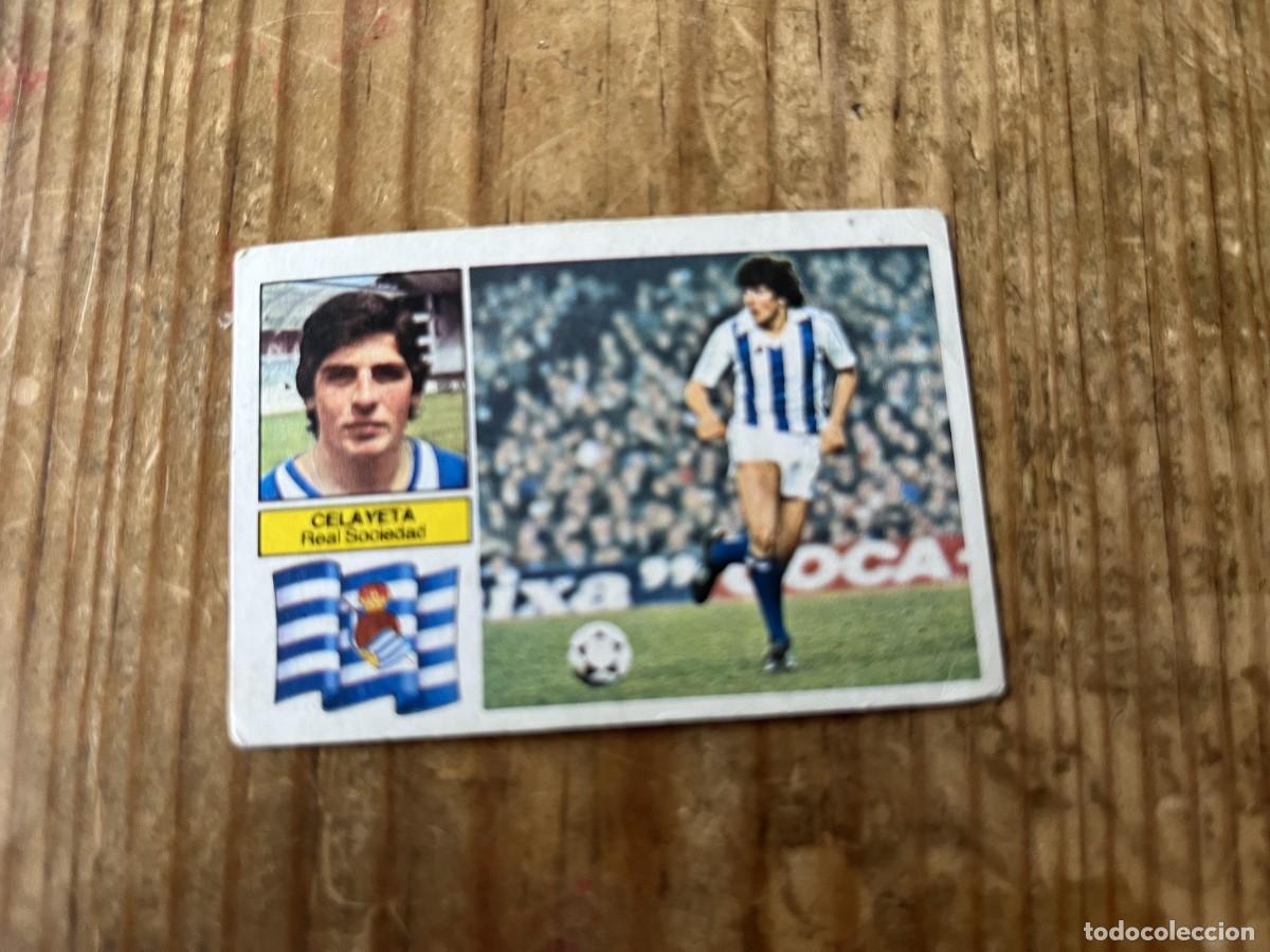 Figurine di Calcio: CROMO DESPEGADO ALBUM LIGA ESTE 82 83 1982 1983 REAL SOCIEDAD CELAYETA