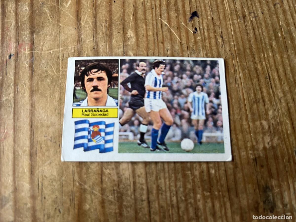 Fu&szlig;ball-Sticker: CROMO DESPEGADO ALBUM LIGA ESTE 82 83 1982 1983 REAL SOCIEDAD LARRA&Ntilde;AGA