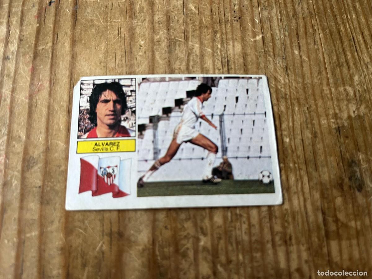 Figurine di Calcio: CROMO DESPEGADO ALBUM LIGA ESTE 82 83 1982 1983 SEVILLA ALVAREZ