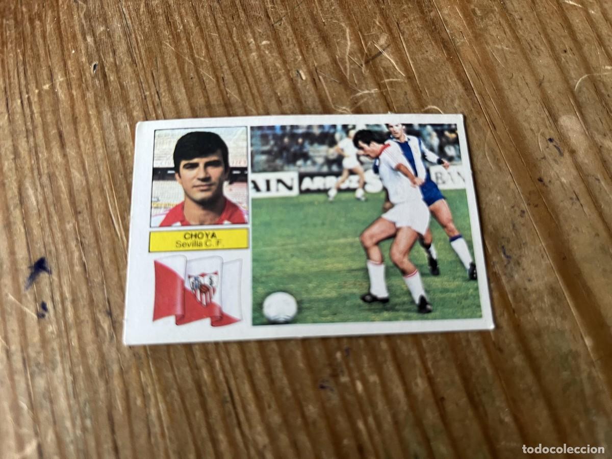 Fu&szlig;ball-Sticker: CROMO DESPEGADO ALBUM LIGA ESTE 82 83 1982 1983 SEVILLA CHOYA