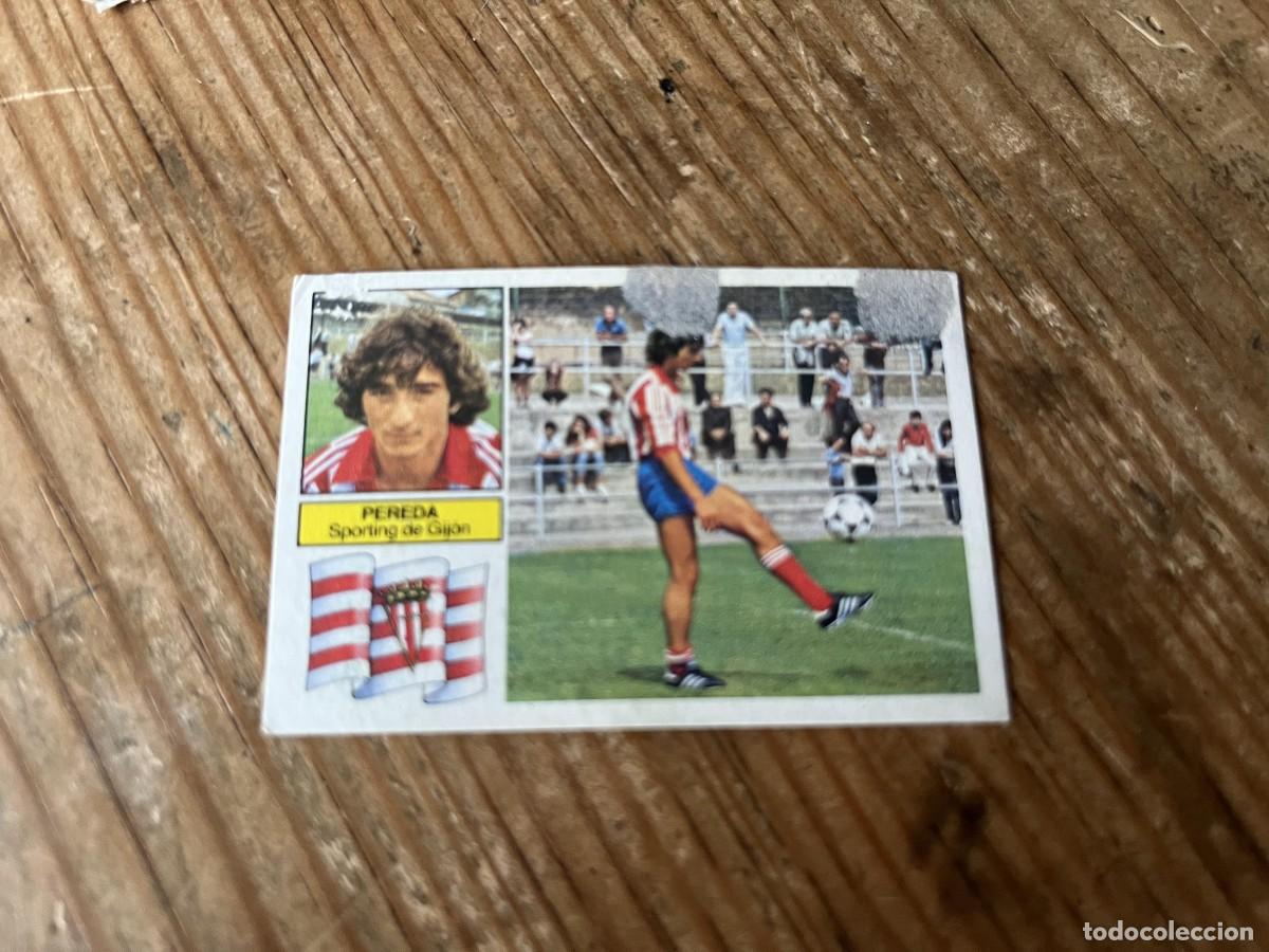 Cromos de F&uacute;tbol: CROMO DESPEGADO ALBUM LIGA ESTE 82 83 1982 1983 SPORTING GIJON PEREDA