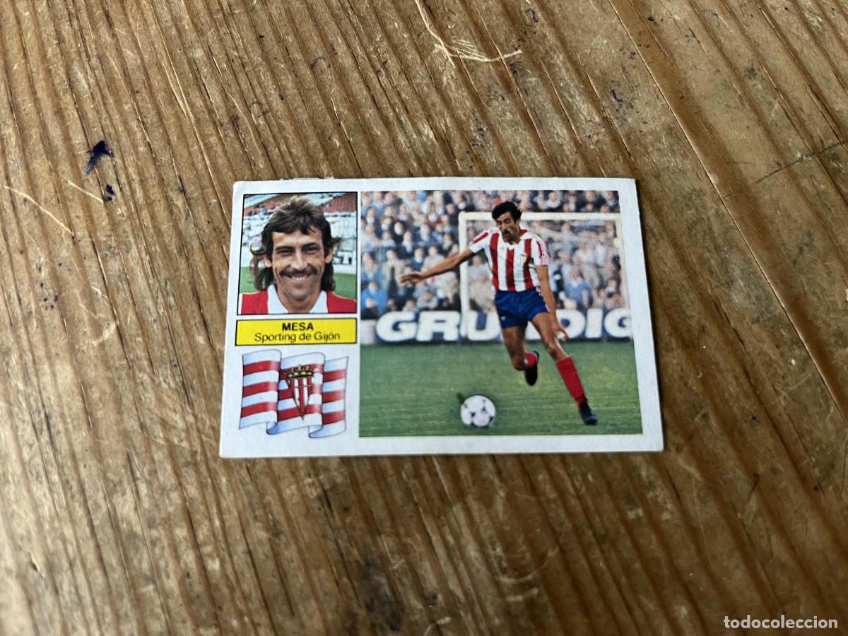 Cromos de F&uacute;tbol: CROMO DESPEGADO ALBUM LIGA ESTE 82 83 1982 1983 SPORTING GIJON MESA