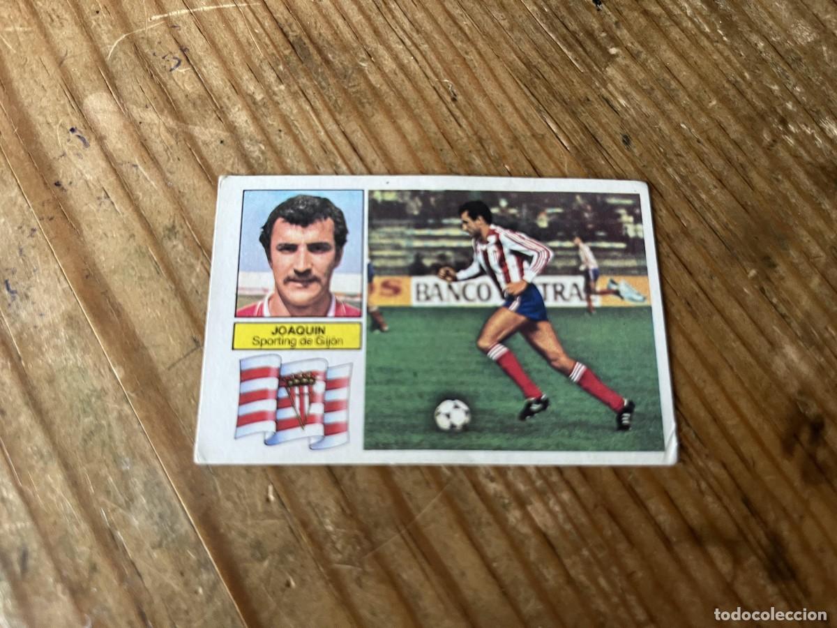 Cromos de F&uacute;tbol: CROMO DESPEGADO ALBUM LIGA ESTE 82 83 1982 1983 SPORTING GIJON JOAQUIN