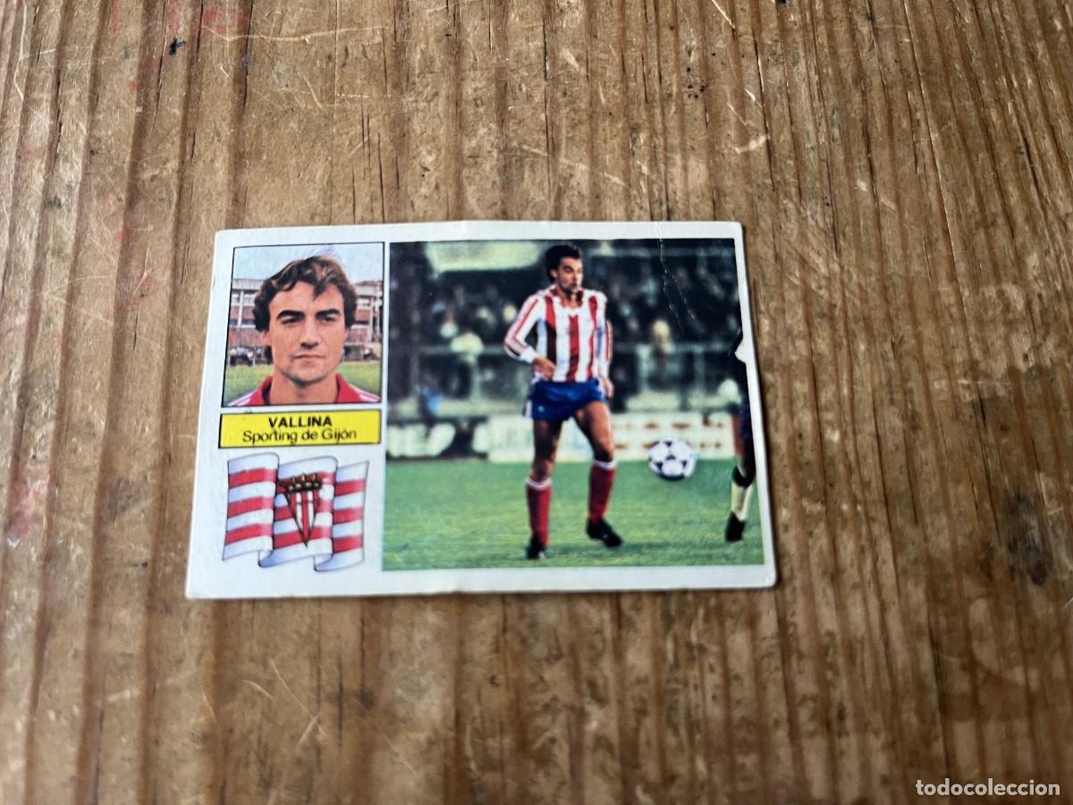 Cromos de F&uacute;tbol: CROMO DESPEGADO ALBUM LIGA ESTE 82 83 1982 1983 SPORTING GIJON VALLINA BAJA