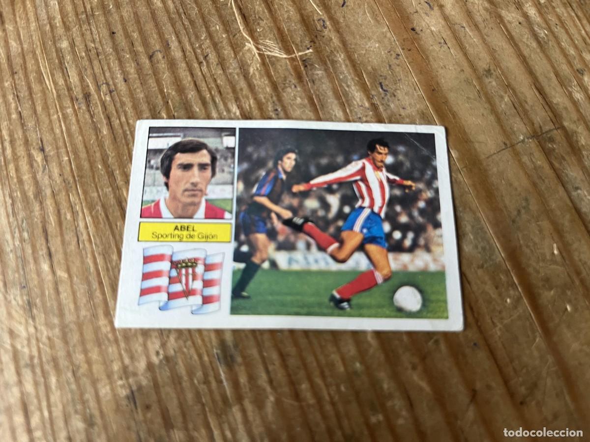 Cromos de F&uacute;tbol: CROMO DESPEGADO ALBUM LIGA ESTE 82 83 1982 1983 SPORTING GIJON ABEL
