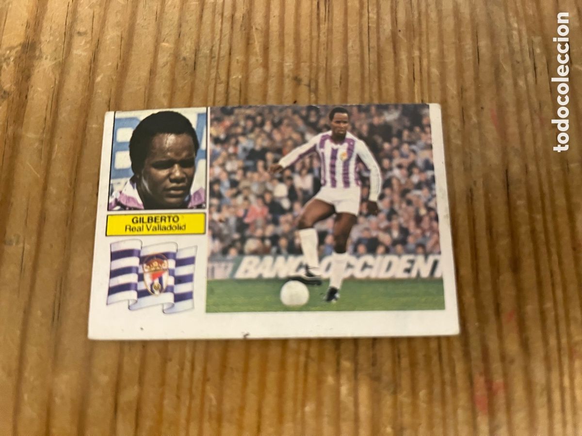 Fu&szlig;ball-Sticker: CROMO DESPEGADO ALBUM LIGA ESTE 82 83 1982 1983 VALLADOLID GILBERTO
