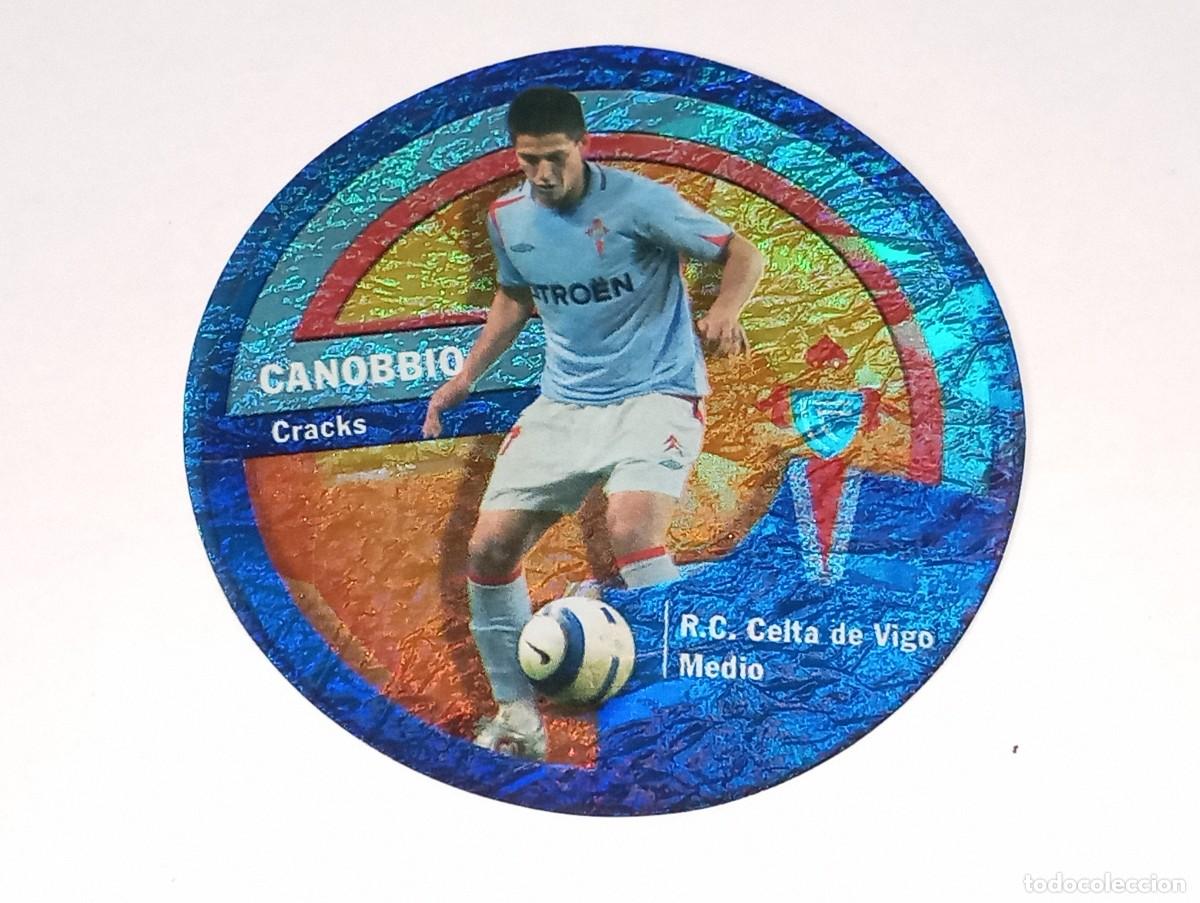 Fu&szlig;ball-Sticker: ANTIGUO CROMO N&ordm; 160 FUTBOL LIGA 2005 CANOBBIO CELTA DE VIGO CRACKS PROMOCIONAL DE DANET MUNDICROMO