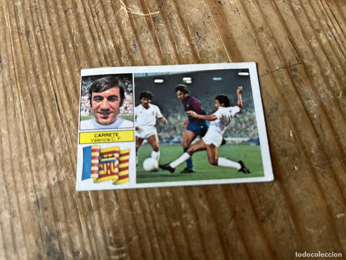 Figurine di Calcio: CROMO DESPEGADO ALBUM LIGA ESTE 82 83 1982 1983 VALENCIA CARRETE