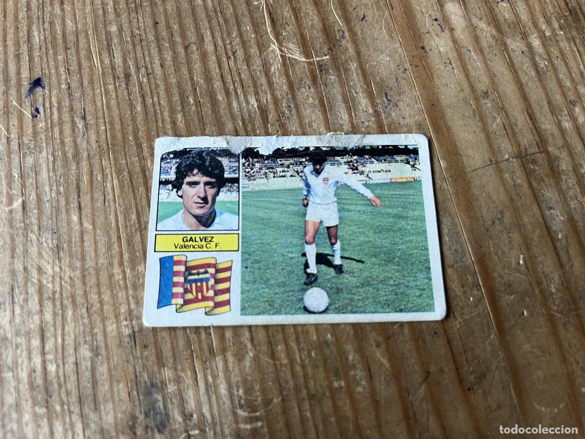 Figurine di Calcio: CROMO DESPEGADO ALBUM LIGA ESTE 82 83 1982 1983 VALENCIA GALVEZ BAJA
