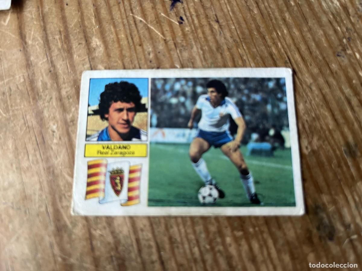Fu&szlig;ball-Sticker: CROMO DESPEGADO ALBUM LIGA ESTE 82 83 1982 1983 ZARAGOZA VALDANO