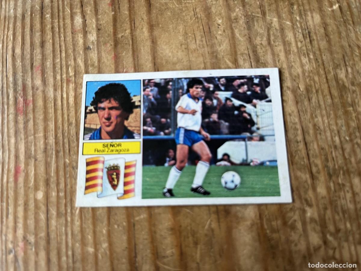 Fu&szlig;ball-Sticker: CROMO DESPEGADO ALBUM LIGA ESTE 82 83 1982 1983 ZARAGOZA SE&Ntilde;OR
