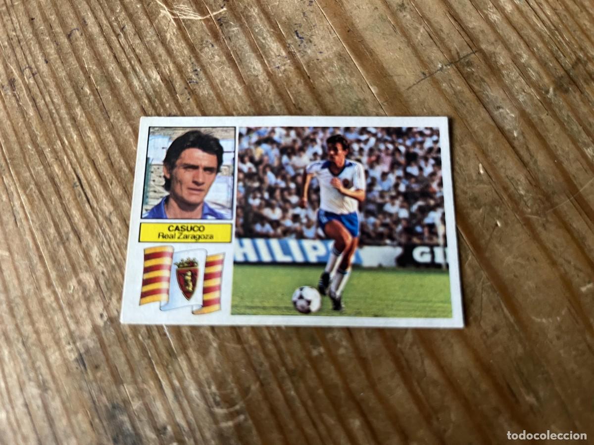 Figurine di Calcio: CROMO DESPEGADO ALBUM LIGA ESTE 82 83 1982 1983 ZARAGOZA CASUCO