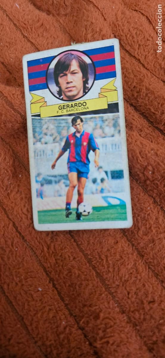 Fu&szlig;ball-Sticker: barcelona gerardo este 1985 1986 85 86 despegado
