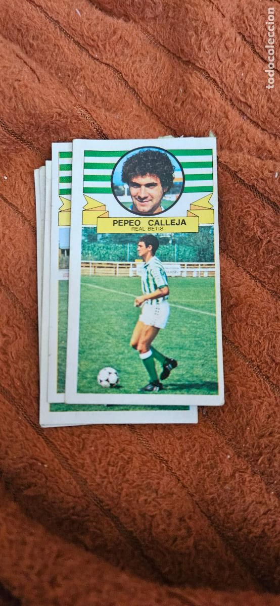 Cromos de F&uacute;tbol: betis pepeo calleja este 1985 1986 85 86 despegado