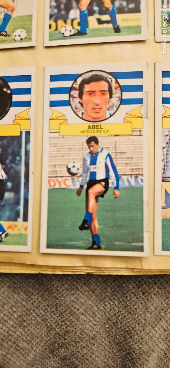 Fu&szlig;ball-Sticker: hercules abel este 1985 1986 85 86 despegado