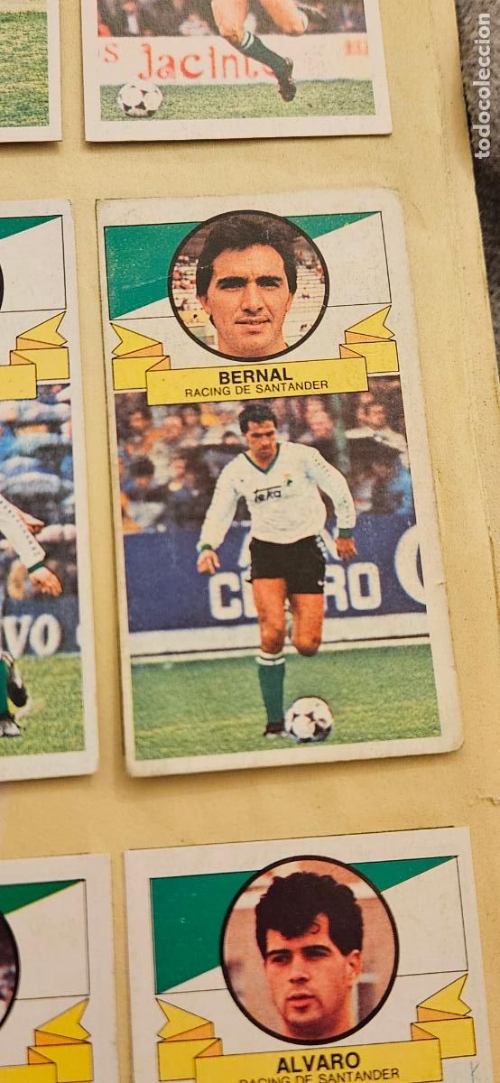 Cromos de F&uacute;tbol: racing de santander bernal este 1985 1986 85 86 despegado