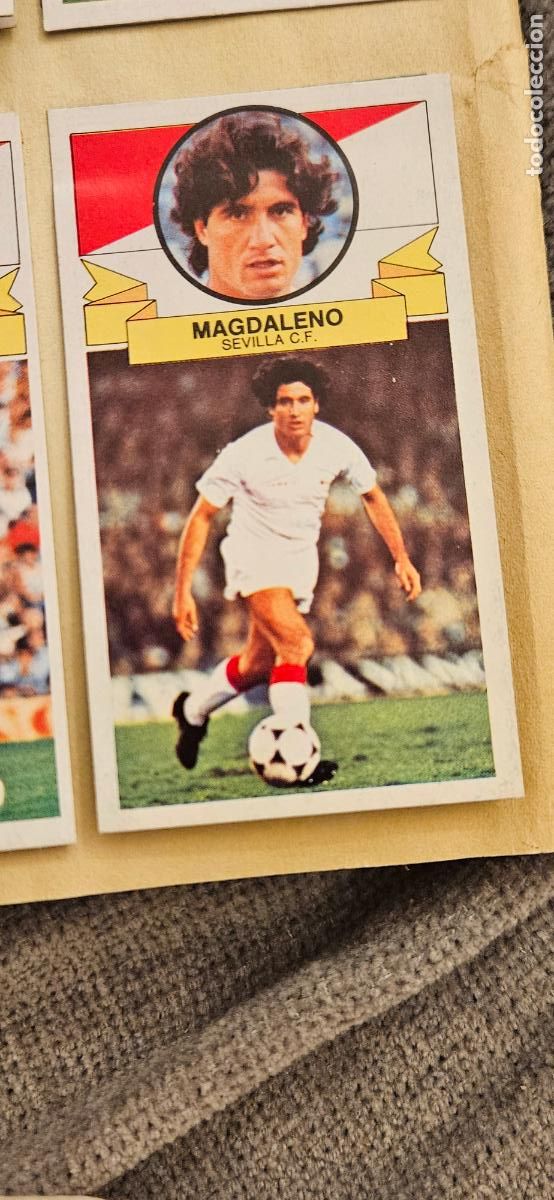 Cromos de F&uacute;tbol: sevilla magdaleno este 1985 1986 85 86 despegado