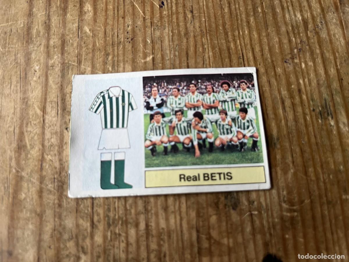 Cromos de F&uacute;tbol: CROMO DESPEGADO ALBUM LIGA ESTE 82 83 1982 1983 ALINEACIONES REAL BETIS