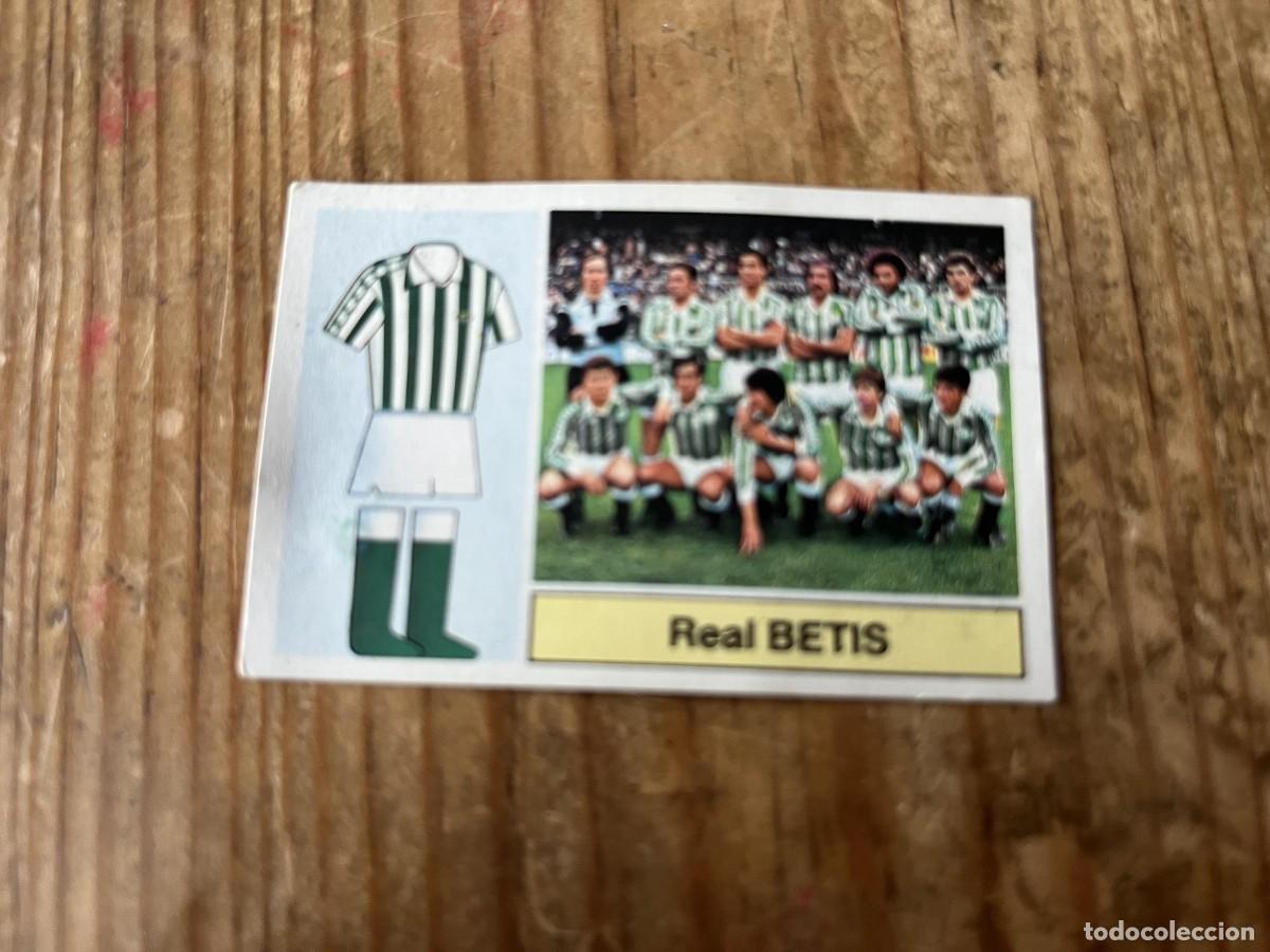 Cromos de F&uacute;tbol: CROMO DESPEGADO ALBUM LIGA ESTE 82 83 1982 1983 ALINEACIONES REAL BETIS