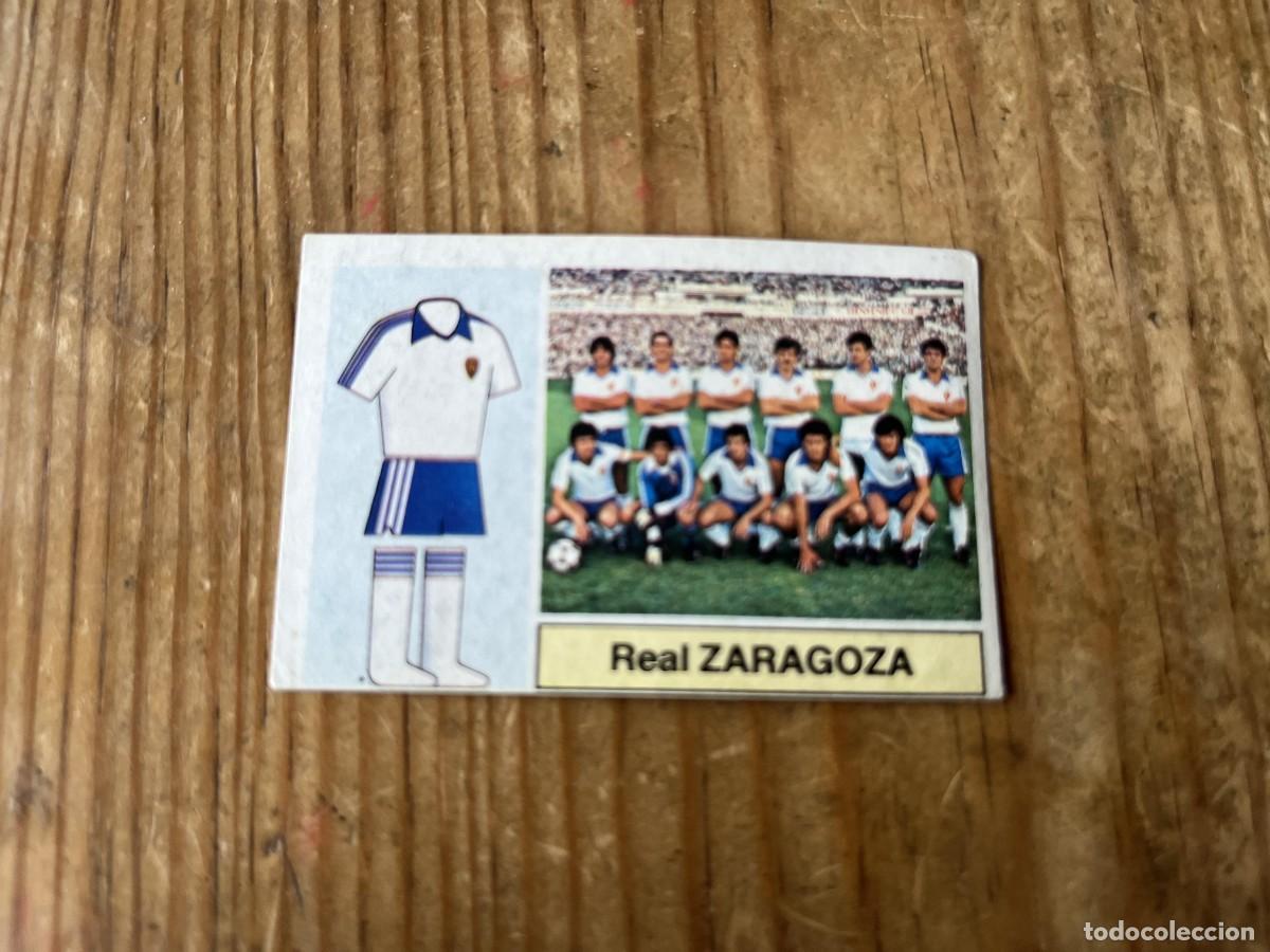 Cromos de F&uacute;tbol: CROMO DESPEGADO ALBUM LIGA ESTE 82 83 1982 1983 ALINEACIONES REAL ZARAGOZA