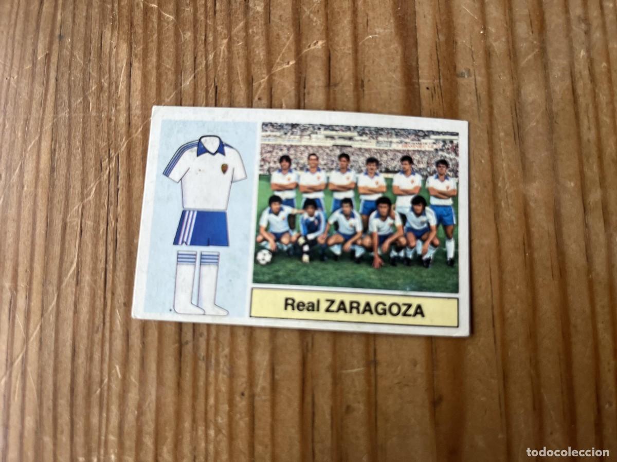 Cromos de F&uacute;tbol: CROMO DESPEGADO ALBUM LIGA ESTE 82 83 1982 1983 ALINEACIONES REAL ZARAGOZA
