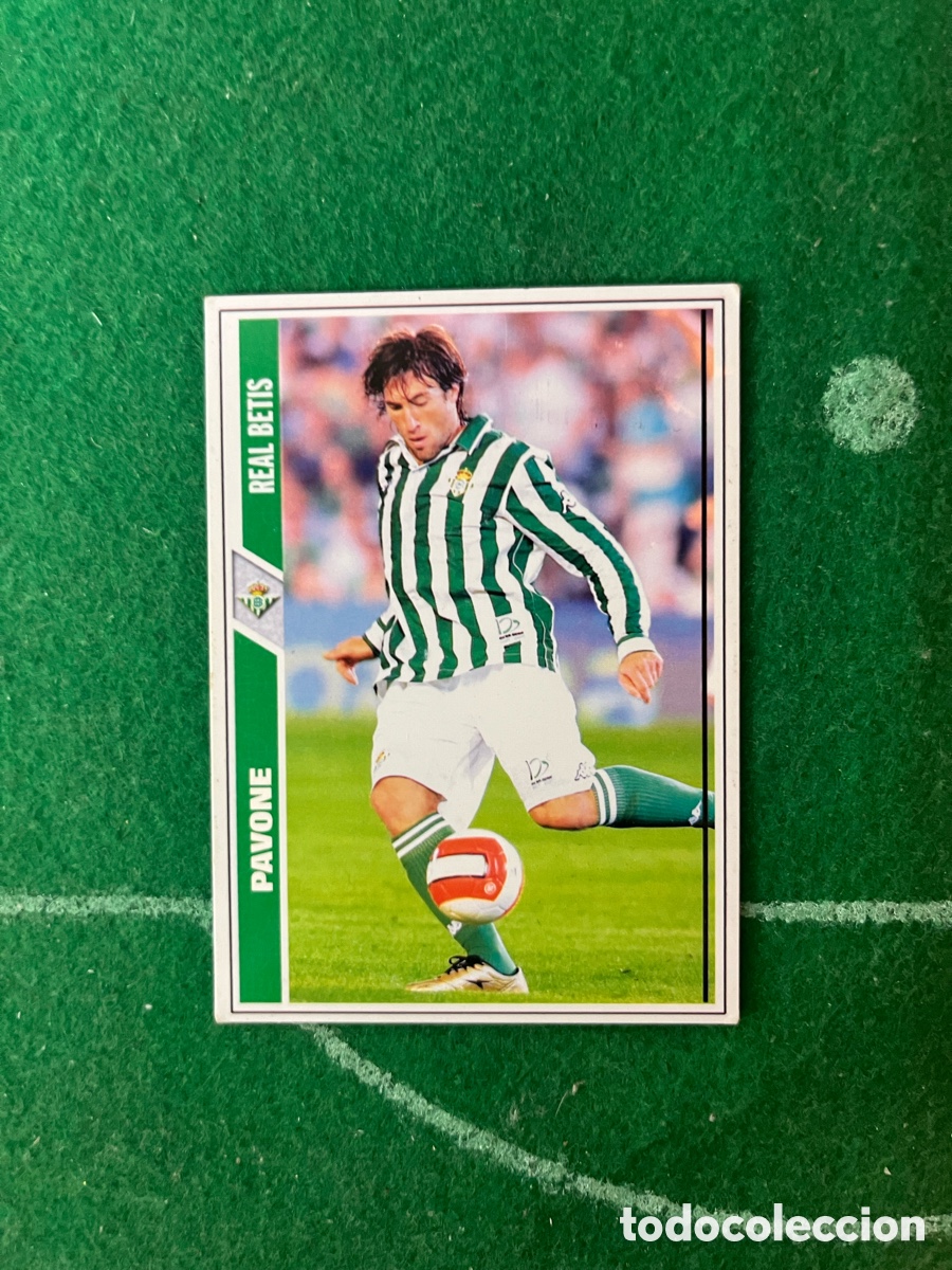 Cromos de F&uacute;tbol: 428 PAVONE REAL BETIS LAS FICHAS DE LA LIGA 2007 2008 MUNDICROMO