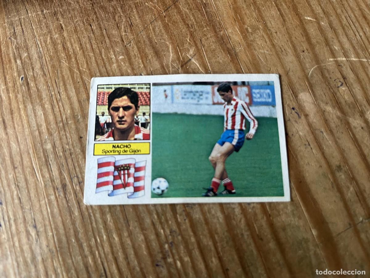 Cromos de F&uacute;tbol: CROMO DESPEGADO ALBUM LIGA ESTE 82 83 1982 1983 COLOCA SPORTING GIJON NACHO