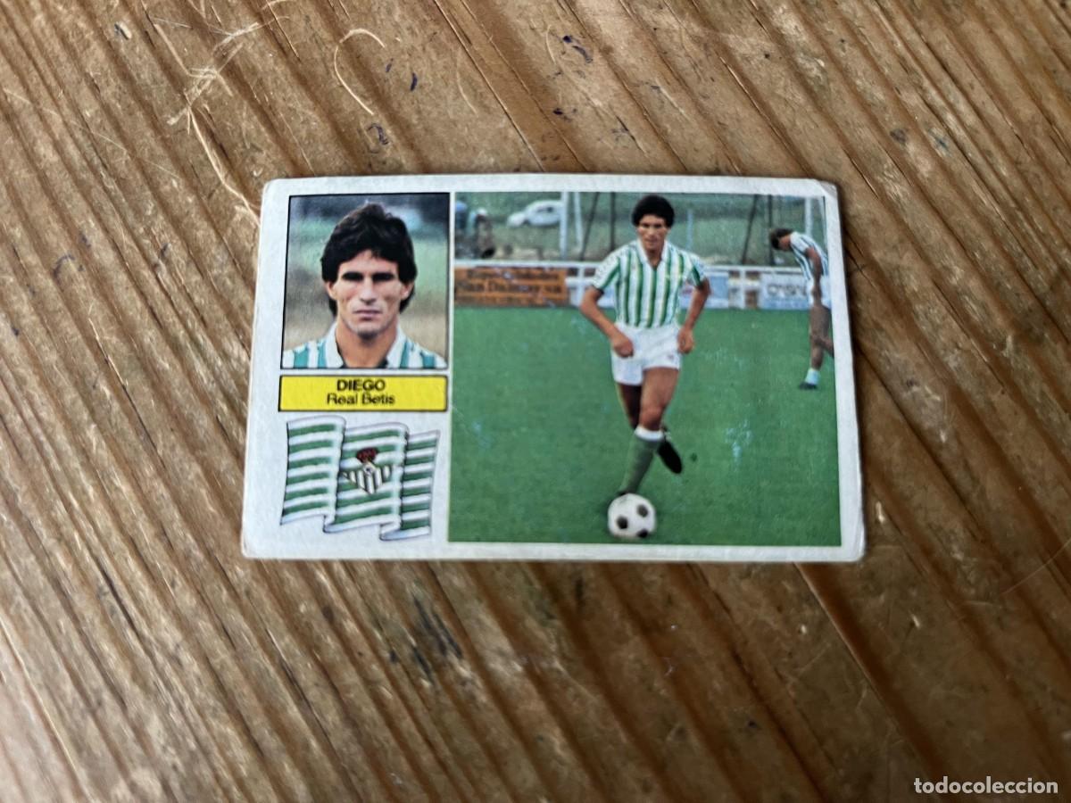 Cromos de F&uacute;tbol: CROMO DESPEGADO ALBUM LIGA ESTE 82 83 1982 1983 ULTIMOS FICHAJES # 23 DIEGO BETIS